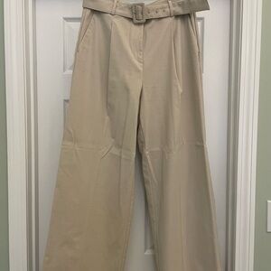 LOFT Cream Wide Leg Pants
